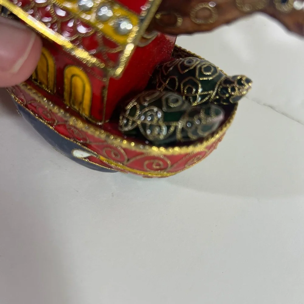 Dillards Trimmings Cloisonne Noahs Ark Christmas Ornament 2007
